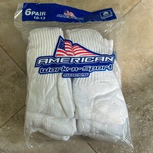 American Work-n-Sport Socks 6 Pairs